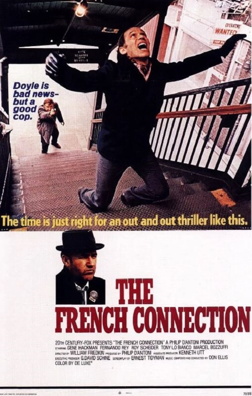 1971年美国经典动作片《法国贩毒网》蓝光中英双字